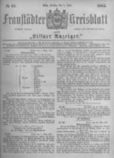 Fraustädter Kreisblatt. 1882.06.02 Nr44
