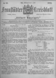 Fraustädter Kreisblatt. 1882.07.05 Nr53