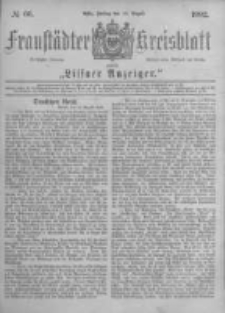 Fraust&auml;dter Kreisblatt. 1882.08.18 Nr66