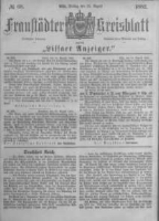 Fraust&auml;dter Kreisblatt. 1882.08.25 Nr68
