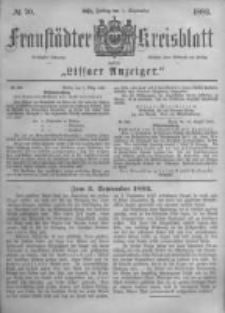 Fraustädter Kreisblatt. 1882.09.01 Nr70