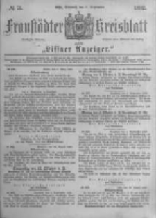 Fraustädter Kreisblatt. 1882.09.06 Nr71