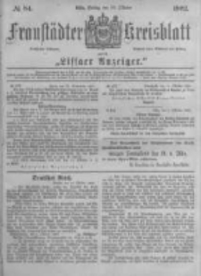 Fraust&auml;dter Kreisblatt. 1882.10.20 Nr84