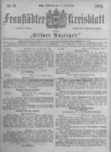 Fraust&auml;dter Kreisblatt. 1882.11.15 Nr91