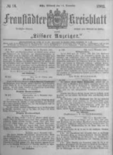 Fraustädter Kreisblatt. 1882.11.15 Nr91