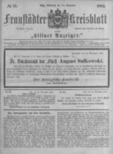 Fraustädter Kreisblatt. 1882.11.29 Nr95