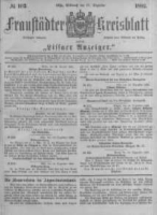Fraust&auml;dter Kreisblatt. 1882.12.27 Nr103