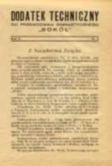 Dodatek Techniczny do Przewodnika Gimnastycznego "Sok&oacute;ł" 1929 R.5 Nr4