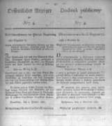 Oeffentlicher Anzeiger zum Amtsblatt No.4. der K&ouml;nigl. Preuss. Regierung zu Bromberg. 1830