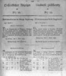 Oeffentlicher Anzeiger zum Amtsblatt No.22. der K&ouml;nigl. Preuss. Regierung zu Bromberg. 1830