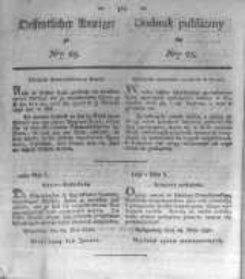 Oeffentlicher Anzeiger zum Amtsblatt No.25. der K&ouml;nigl. Preuss. Regierung zu Bromberg. 1830