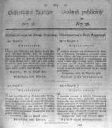 Oeffentlicher Anzeiger zum Amtsblatt No.36. der K&ouml;nigl. Preuss. Regierung zu Bromberg. 1830