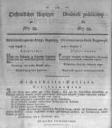 Oeffentlicher Anzeiger zum Amtsblatt No.39. der K&ouml;nigl. Preuss. Regierung zu Bromberg. 1830