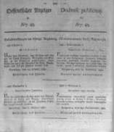 Oeffentlicher Anzeiger zum Amtsblatt No.43. der K&ouml;nigl. Preuss. Regierung zu Bromberg. 1830