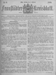 Fraust&auml;dter Kreisblatt. 1881.02.04 Nr6