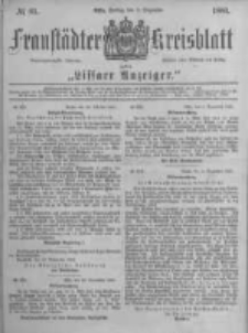 Fraustädter Kreisblatt. 1881.12.09 Nr61