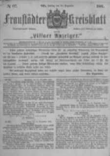 Fraustädter Kreisblatt. 1881.12.30 Nr67