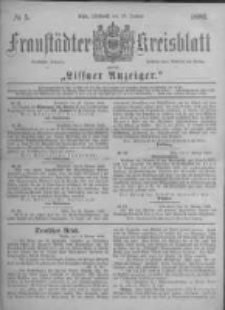 Fraustädter Kreisblatt. 1882.01.18 Nr5