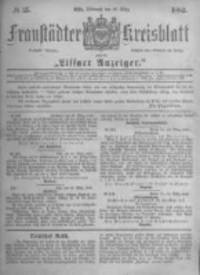 Fraust&auml;dter Kreisblatt. 1882.03.29 Nr25