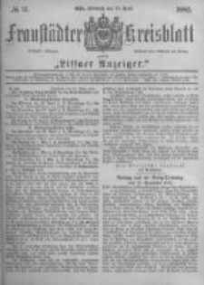 Fraust&auml;dter Kreisblatt. 1882.04.19 Nr31