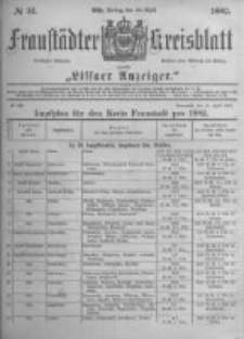 Fraust&auml;dter Kreisblatt. 1882.04.28 Nr34