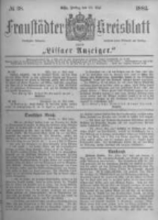 Fraust&auml;dter Kreisblatt. 1882.05.12 Nr38