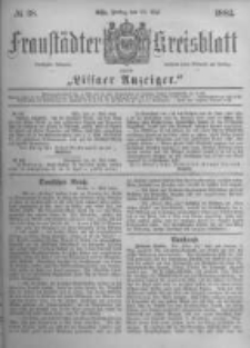 Fraustädter Kreisblatt. 1882.05.12 Nr38