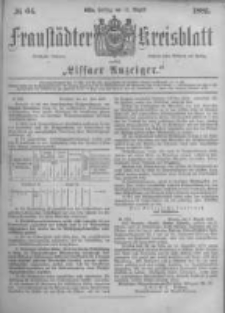 Fraust&auml;dter Kreisblatt. 1882.08.11 Nr64