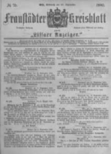 Fraustädter Kreisblatt. 1882.09.20 Nr75