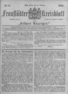 Fraust&auml;dter Kreisblatt. 1882.11.24 Nr94