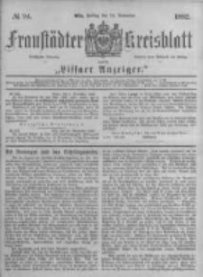 Fraustädter Kreisblatt. 1882.11.24 Nr94