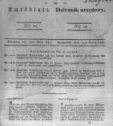 Amtsblatt der K&ouml;niglichen Preussischen Regierung zu Bromberg. 1833.03.15 No.11