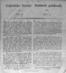Oeffentlicher Anzeiger zum Amtsblatt No.1. der K&ouml;nigl. Preuss. Regierung zu Bromberg. 1833