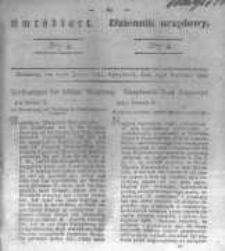 Amtsblatt der K&ouml;niglichen Preussischen Regierung zu Bromberg. 1834.01.24 No.4