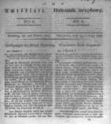 Amtsblatt der K&ouml;niglichen Preussischen Regierung zu Bromberg. 1834.02.07 No.6