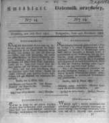 Amtsblatt der K&ouml;niglichen Preussischen Regierung zu Bromberg. 1834.04.04 No.14
