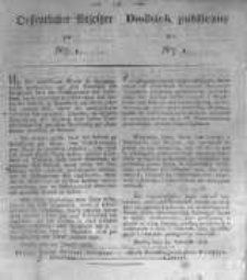 Oeffentlicher Anzeiger zum Amtsblatt No.1. der K&ouml;nigl. Preuss. Regierung zu Bromberg. 1834