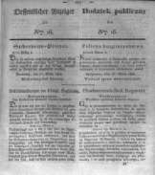 Oeffentlicher Anzeiger zum Amtsblatt No.16. der K&ouml;nigl. Preuss. Regierung zu Bromberg. 1834