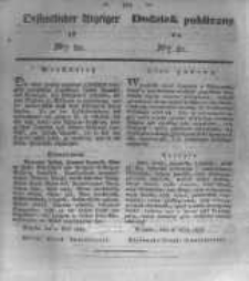 Oeffentlicher Anzeiger zum Amtsblatt No.21. der K&ouml;nigl. Preuss. Regierung zu Bromberg. 1834