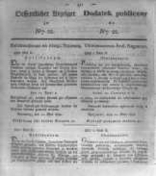 Oeffentlicher Anzeiger zum Amtsblatt No.22. der K&ouml;nigl. Preuss. Regierung zu Bromberg. 1834