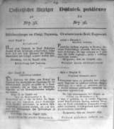 Oeffentlicher Anzeiger zum Amtsblatt No.36. der K&ouml;nigl. Preuss. Regierung zu Bromberg. 1834