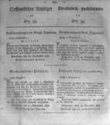 Oeffentlicher Anzeiger zum Amtsblatt No.39. der K&ouml;nigl. Preuss. Regierung zu Bromberg. 1834