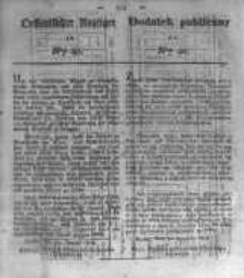 Oeffentlicher Anzeiger zum Amtsblatt No.40. der K&ouml;nigl. Preuss. Regierung zu Bromberg. 1834