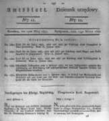 Amtsblatt der K&ouml;niglichen Preussischen Regierung zu Bromberg. 1835.03.13 No.11