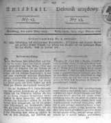 Amtsblatt der K&ouml;niglichen Preussischen Regierung zu Bromberg. 1835.03.27 No.13