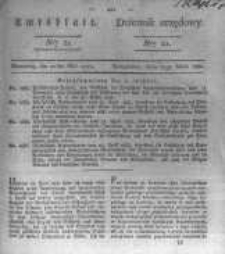 Amtsblatt der K&ouml;niglichen Preussischen Regierung zu Bromberg. 1835.05.22 No.21