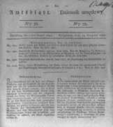 Amtsblatt der K&ouml;niglichen Preussischen Regierung zu Bromberg. 1835.08.14 No.33