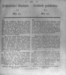 Oeffentlicher Anzeiger zum Amtsblatt No.17. der K&ouml;nigl. Preuss. Regierung zu Bromberg. 1835