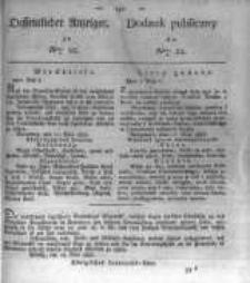 Oeffentlicher Anzeiger zum Amtsblatt No.22. der K&ouml;nigl. Preuss. Regierung zu Bromberg. 1835