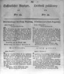 Oeffentlicher Anzeiger zum Amtsblatt No.38. der K&ouml;nigl. Preuss. Regierung zu Bromberg. 1835